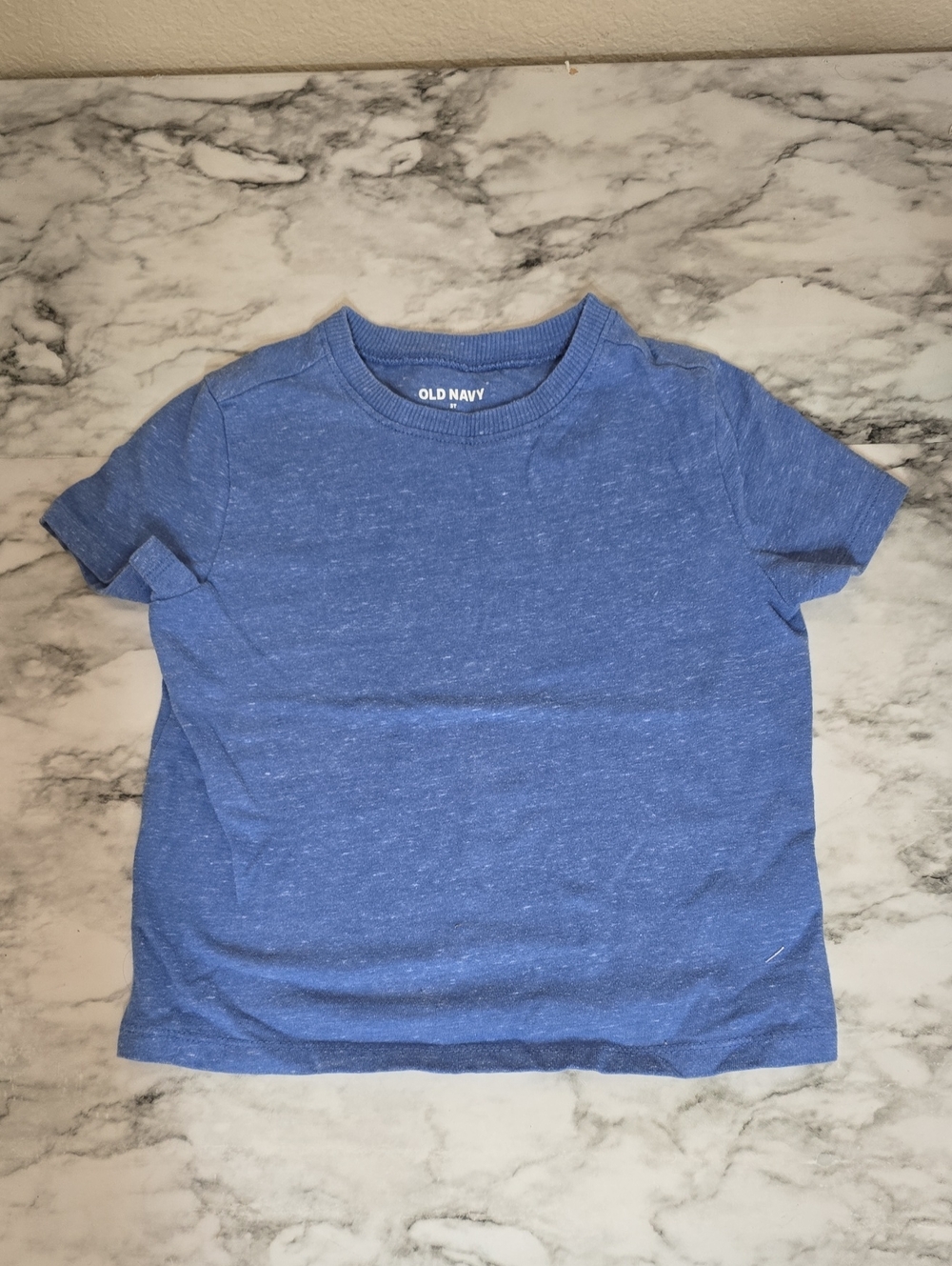 Old Navy Kids Heathered Blue Short Sleeve Tee